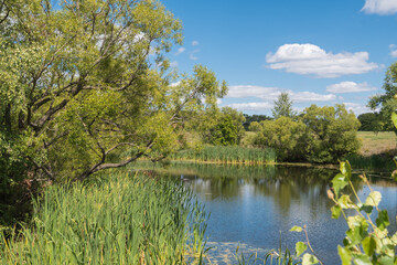 Landscape photos taken in the vicinity of the village of Tarkhany, Penza region