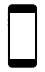 Smart phone isolated on white with clipping path