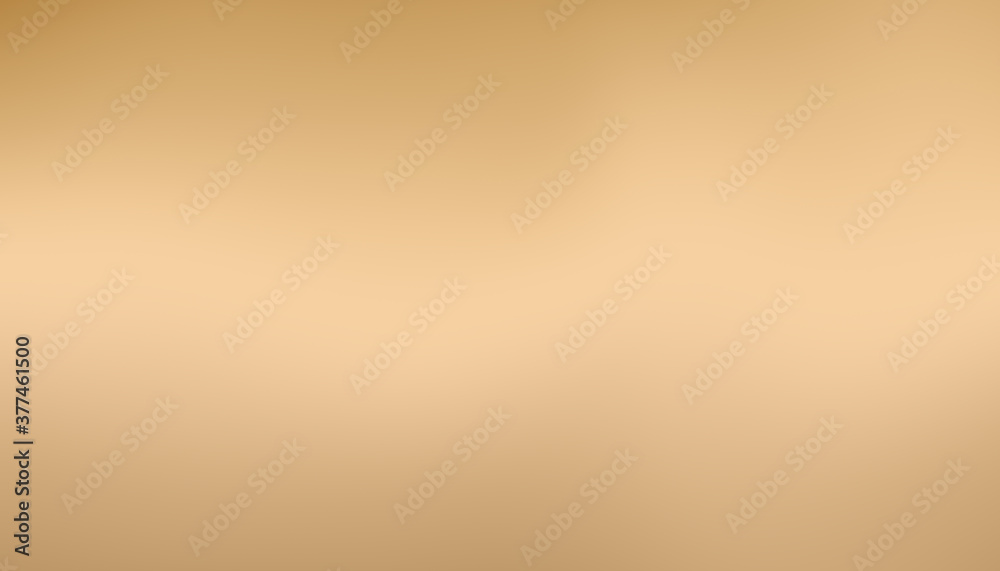 Sticker gold gradient blurred background with soft glowing backdrop, background texture for design
