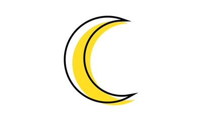 moon vector logo