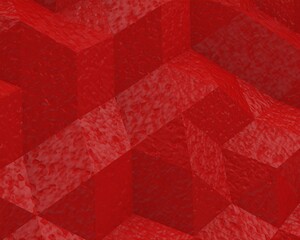 Abstract red background. 3D render.