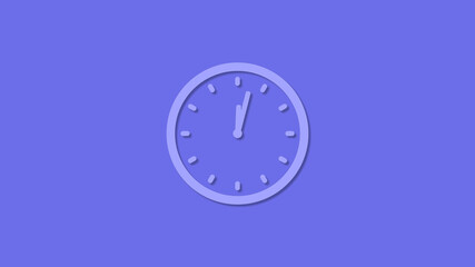 Amazing blue light 12 hours counting down clock icon,Best clock icon