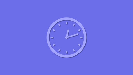 Amazing blue light 12 hours counting down clock icon,Best clock icon