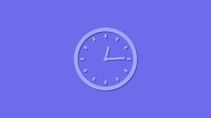 Amazing blue light 12 hours counting down clock icon,Best clock icon