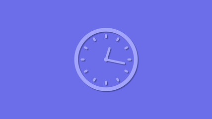 Amazing blue light 12 hours counting down clock icon,Best clock icon