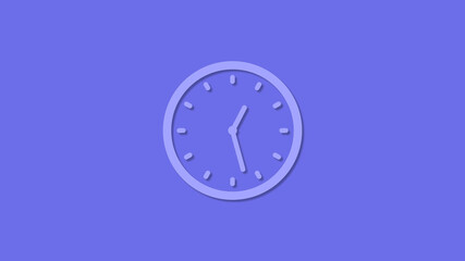 Amazing blue light 12 hours counting down clock icon,Best clock icon