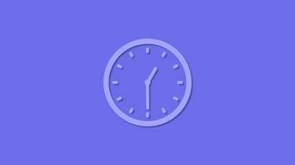 Amazing blue light 12 hours counting down clock icon,Best clock icon