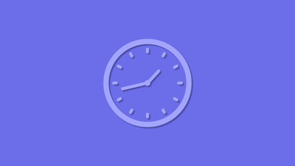 Amazing blue light 12 hours counting down clock icon,Best clock icon