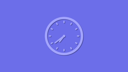 Amazing circle 12 hours counting down clock icon,Clock icon
