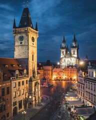 Blaue Stunde in Prag
