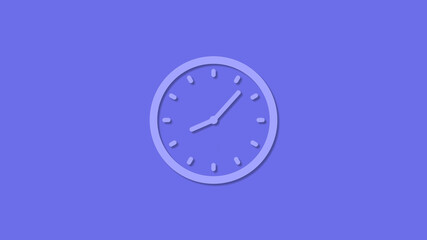 Amazing circle 12 hours counting down clock icon,Clock icon