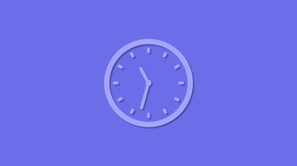 Amazing circle 12 hours counting down clock icon,Clock icon
