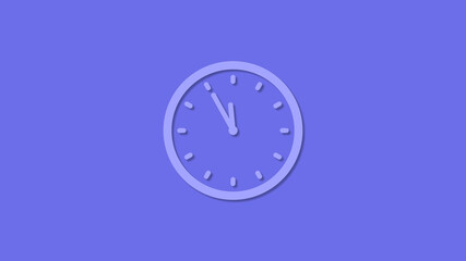 Amazing circle 12 hours counting down clock icon,Clock icon