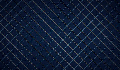 紺地にチェックのクラシックな背景素材 © YY apartment