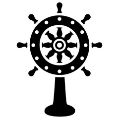 Obraz premium Ship Helm 