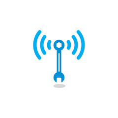 Repair Signal Vector , Technology Logo