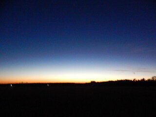 sunset in the mountains