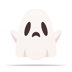 Halloween ghost vector isolated illustration