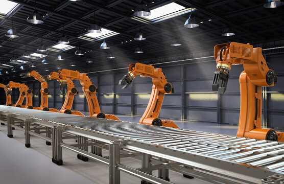 robot assembly line