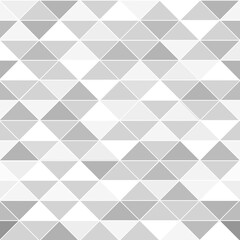 Abstract Gray triangles seamless pattern background.