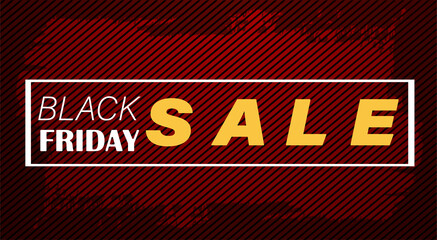 vector black friday sale on texture background.