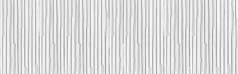 Fototapeta premium Panorama of Modern white stone wall with stripes texture and seamless background
