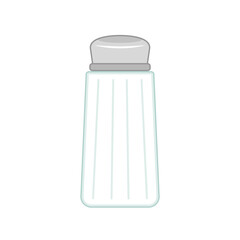 Salt bottle vector. Salt bottle on white background.