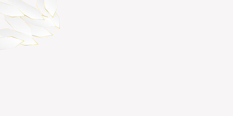 White gold background, vector illustration