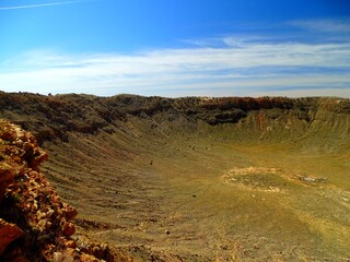 North America, United States, Arizona, Coconino County, Meteor Crater