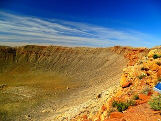 North America, United States, Arizona, Coconino County, Meteor Crater