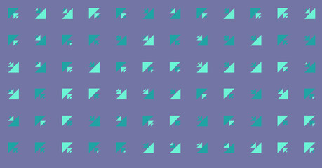 Abstract Color Halftone Dots generative art background illustration