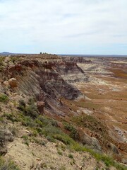 Obraz premium North America, USA, Arizona, Petrified Forest National Park, Blue Mesa