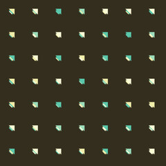 Abstract Color Halftone Dots generative art background illustration