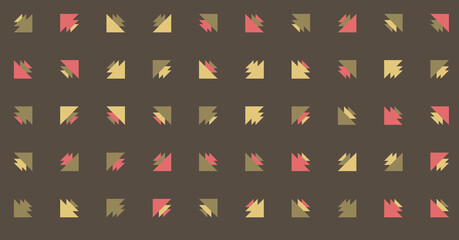 Abstract Color Halftone Dots generative art background illustration