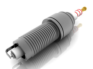 3d rendering technology spark plug