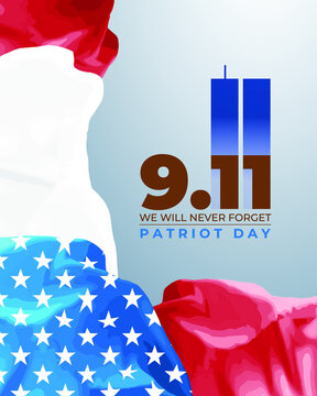 vector illustration for american patriot day
