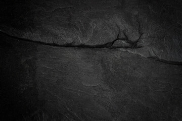 Dark grey black slate background or texture