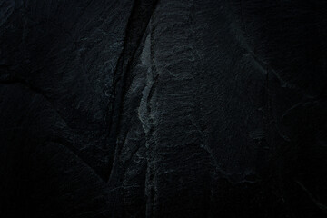 Dark grey black slate background or texture