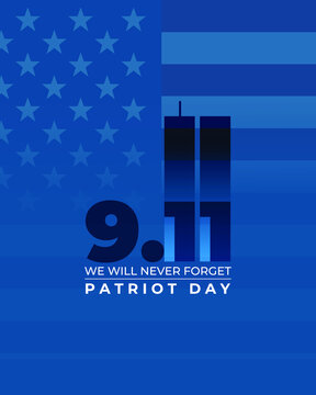 vector illustration for american patriot day