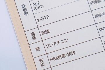 健康診断の結果　尿酸値の異常