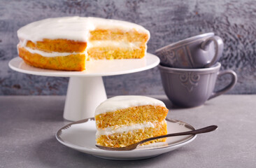 Zucchini and carrot cake