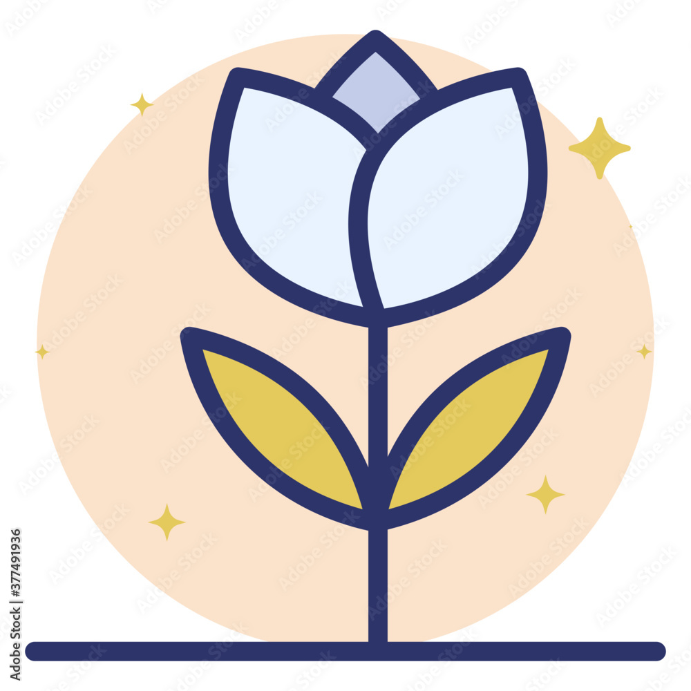 Sticker flower