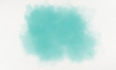 Turquoise green watercolor background