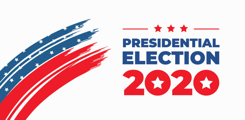 Vote 2020, USA presidential Election 2020, Vector