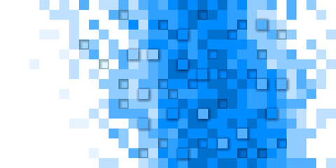 Multi-colored rectangular pixel background. The texture consisting of multi-colored squares. Vector background. Illustration of abstract texture with squares. 