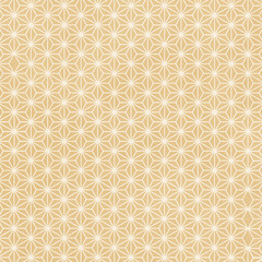 麻の葉を用いた和柄背景