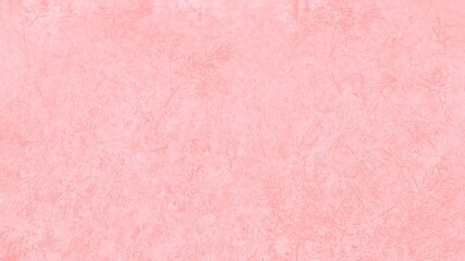 Floral patchy 16 on 9 background, pale pink color, pastel