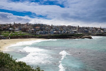 Bronte Beach Sydney Australia beautiful blue turquoise waters, great for swimming and surfing