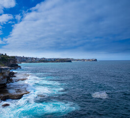 Bronte Beach Sydney Australia beautiful blue turquoise waters, great for swimming and surfing