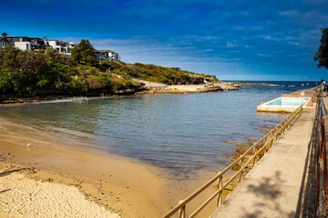 Clovelly Beach Sydney Australia beautiful turquoise waters and great for swimming 
